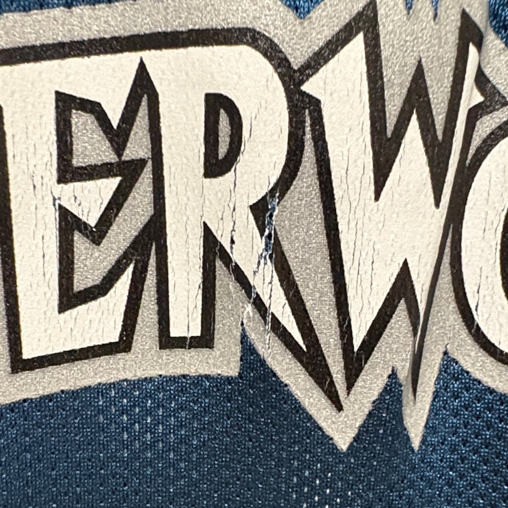 Adidas Timberwolves Teal Jersey with Number 1 - Picture 2 of 16
